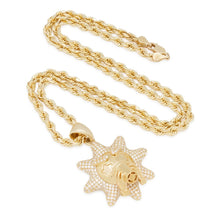 Load image into Gallery viewer, 14K Solid Gold and Diamond Chief Keef x King Ice - Glo Cup Necklace