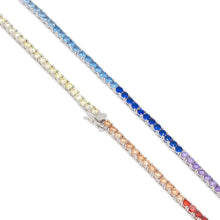 Load image into Gallery viewer, 3mm Spectrum Tennis Chain