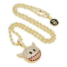 Load image into Gallery viewer, Mini Devil Emoji Necklace