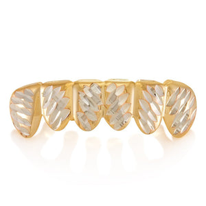 Two-Tone Faceted Grillz