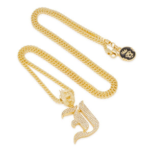 The Old English Letter I Necklace