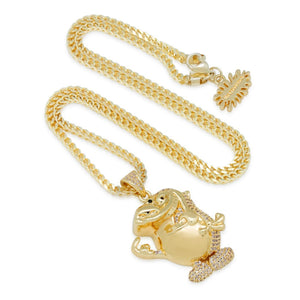 Ren & Stimpy x King Ice - Stimpy Necklace
