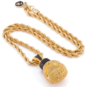 The 14K Gold Boxing Glove Necklace