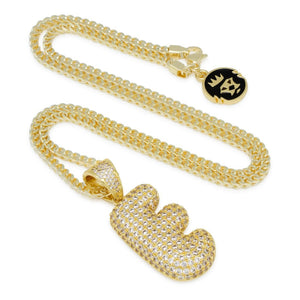 The Bubble Letter E Necklace