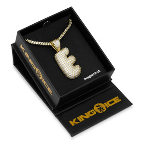 The Bubble Letter E Necklace