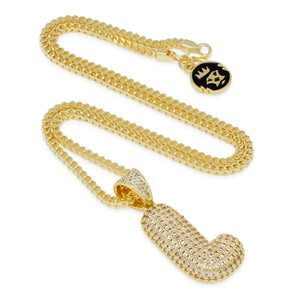 The Bubble Letter L Necklace
