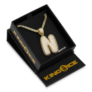 The Bubble Letter N Necklace