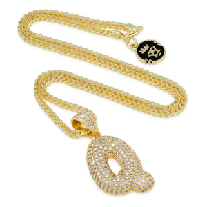 The Bubble Letter Q Necklace