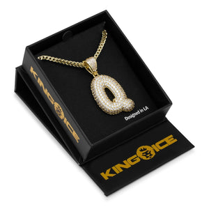 The Bubble Letter Q Necklace