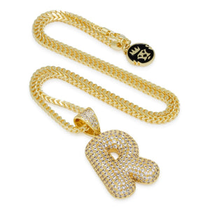 The Bubble Letter R Necklace