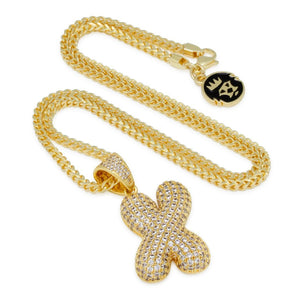The Bubble Letter X Necklace