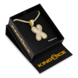 The Bubble Letter X Necklace