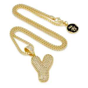 The Bubble Letter Y Necklace