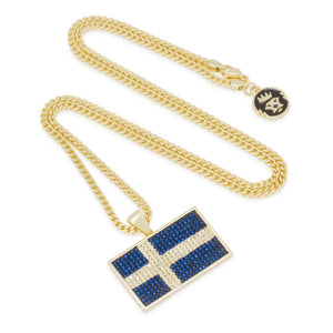 The Flag of Sweden Necklace