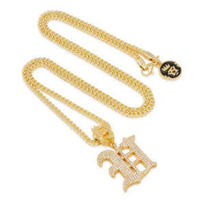 The Old English Letter V Necklace
