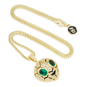 The Serpent Alien Emoji Necklace