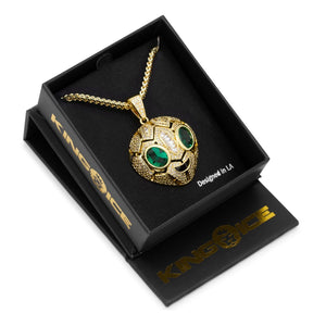 The Serpent Alien Emoji Necklace