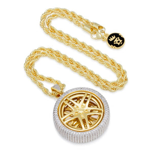 The Spinning Rims Necklace