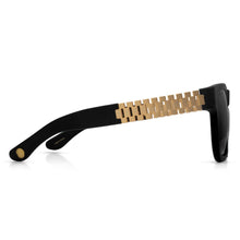 Load image into Gallery viewer, Gold Link Shades with Matte Black Frame
