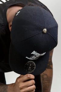 King Ice x Death Row Records- Black Flat Brim Baseball Hat