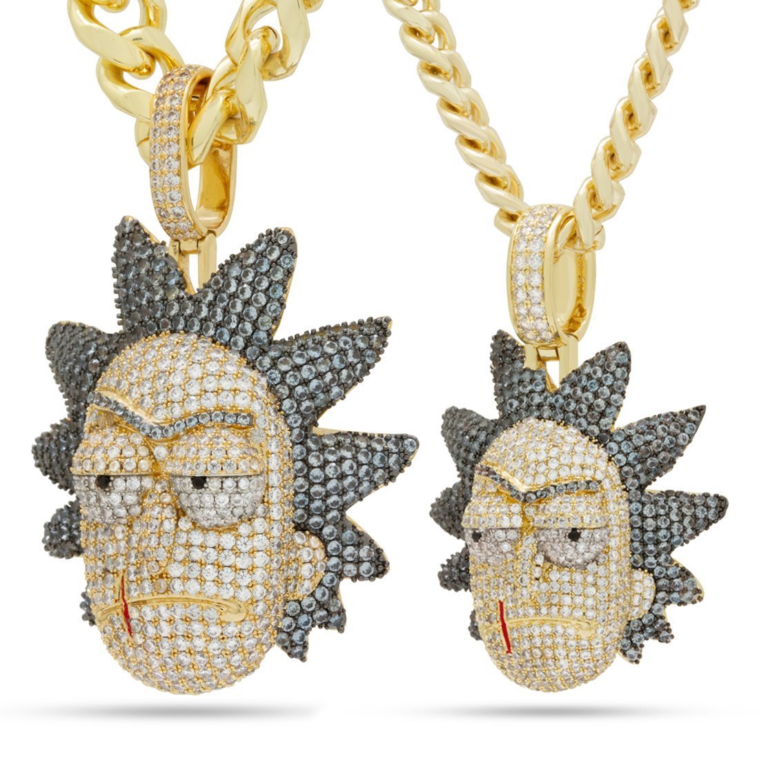 Iced out rick sale and morty chain