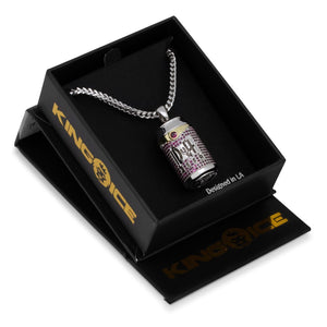 Simpsons x King Ice – Duff Can Necklace