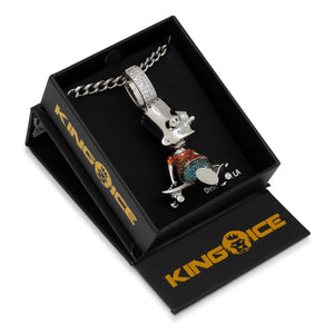 Simpsons x King Ice - Skater Bart Necklace