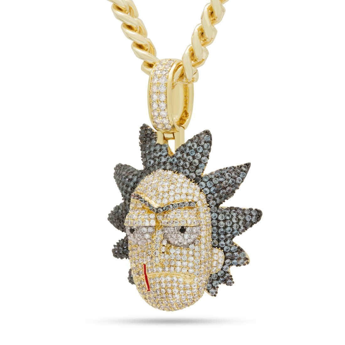 アクセサリー Rick Rick and Morty x King Ice - Evil Rick Necklace – kingicedkosp.com