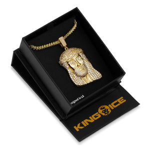 The 14K Gold Jesus Piece Necklace