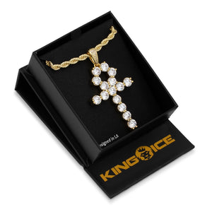 The White Gold Ankh Necklace
