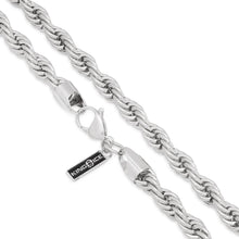 Load image into Gallery viewer, 8mm White Gold Rope Choker Set
