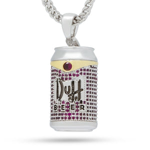 Simpsons x King Ice – Duff Can Necklace