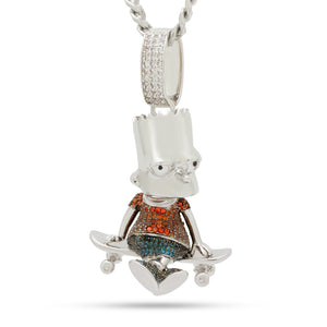 Simpsons x King Ice - Skater Bart Necklace