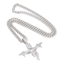 Load image into Gallery viewer, XL Dual Uzi Angel Necklace

